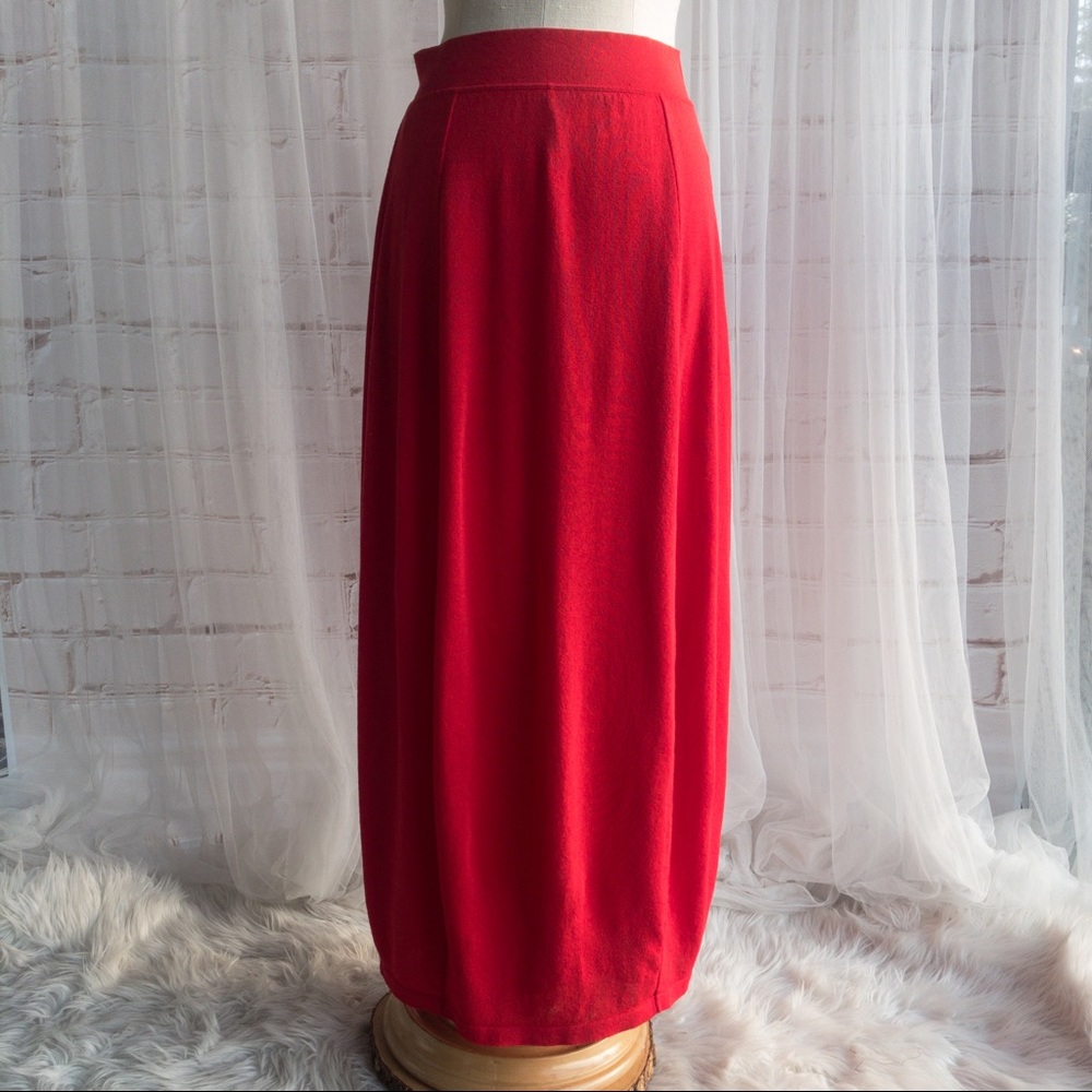 CREA CONCEPT from Paris Red Skirt Size Small